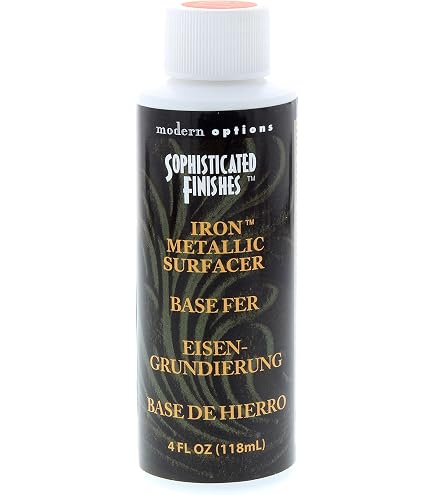 Sophisticated Finishes Metallic Surfacers - Blackened Bronze Liquid Metal Paint (4 Oz)