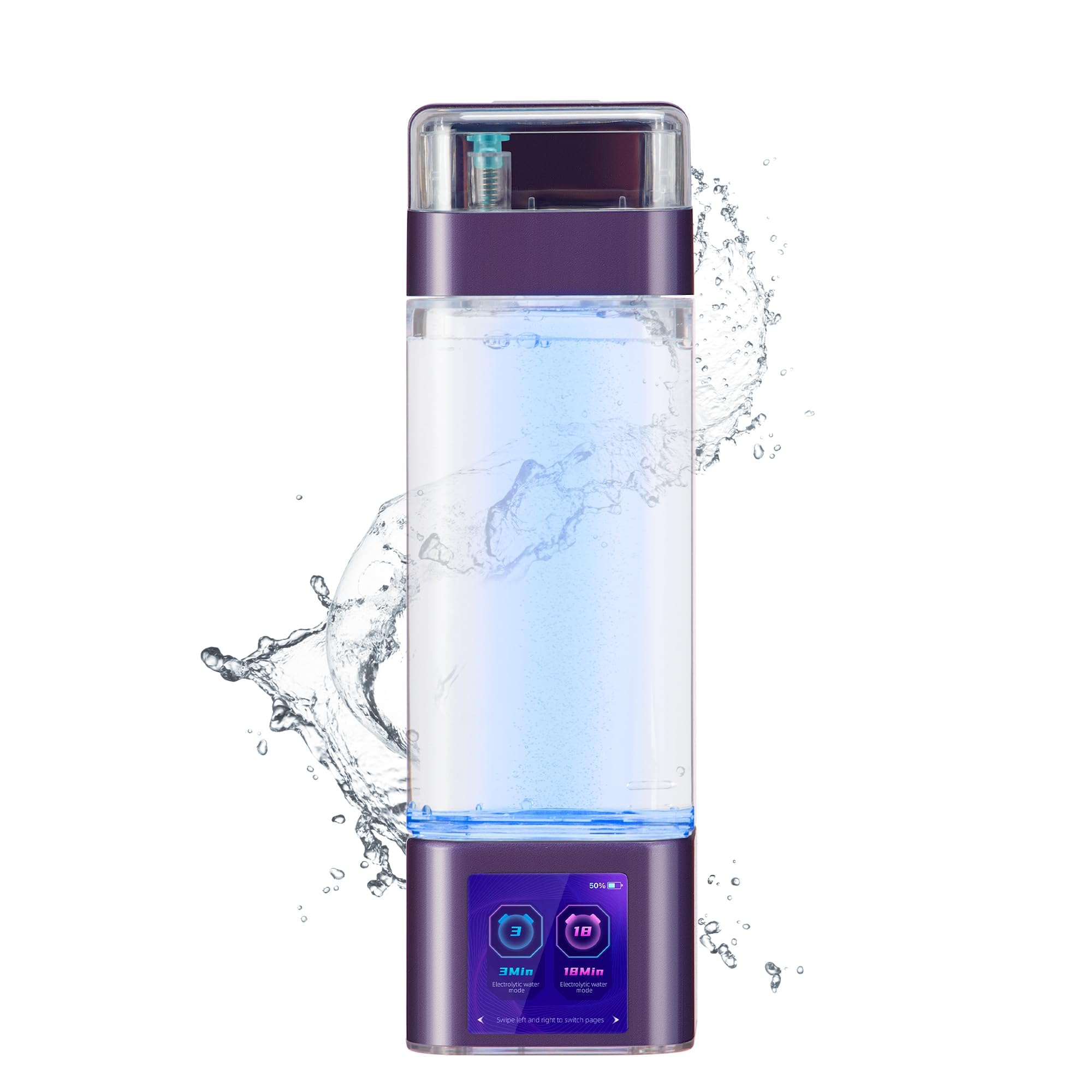 Photo 1 of BESTING Hydrogen Water Bottle Deluxe Version, Up to 12000ppb Concentration, Upgrade Smart Touchscreen Control SPE Hydrogen Generator with LED Display Portable Hydrogen Water Machine