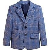 Little and Big Boy's Formal Blazers Casual Button Suit Jackets Dress School Sport Coats
