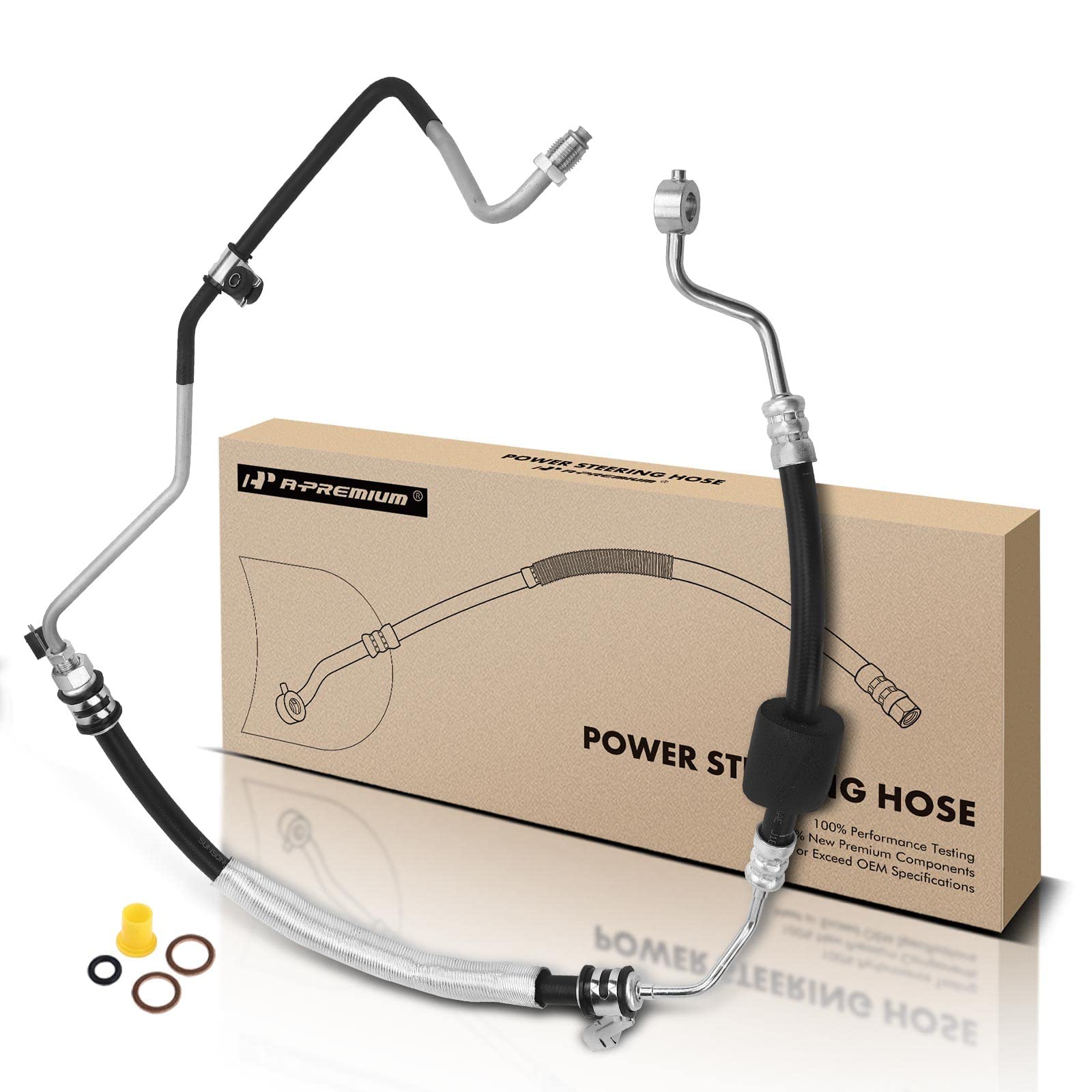 Photo 1 of A-Premium Power Steering Hose Pressure Hose Line Assembly Compatible with Kia Forte/Forte Koup 2010-2013 Forte5 2012-2013 2.0L 2.4L Replace# 575101M100