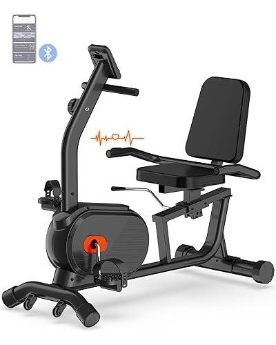 Recumbent Exercise Bike for Seniors Adults ECHANFIT Recumbent