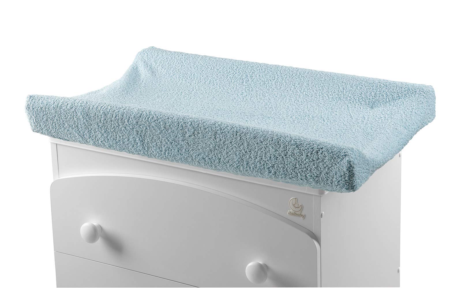 Italbaby Cover for Changing Pad, Light Blue, Multi-Color, One Size