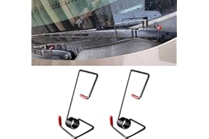 DWARFOO 2PCS Windshield Wiper Arm Pressure Spring Booster, Additional Car Windshield Wiper Tension Assist Spring for Enhance Wiper Arm Performance, Improve Visibility in Rain & Snow, Universal for All Cars