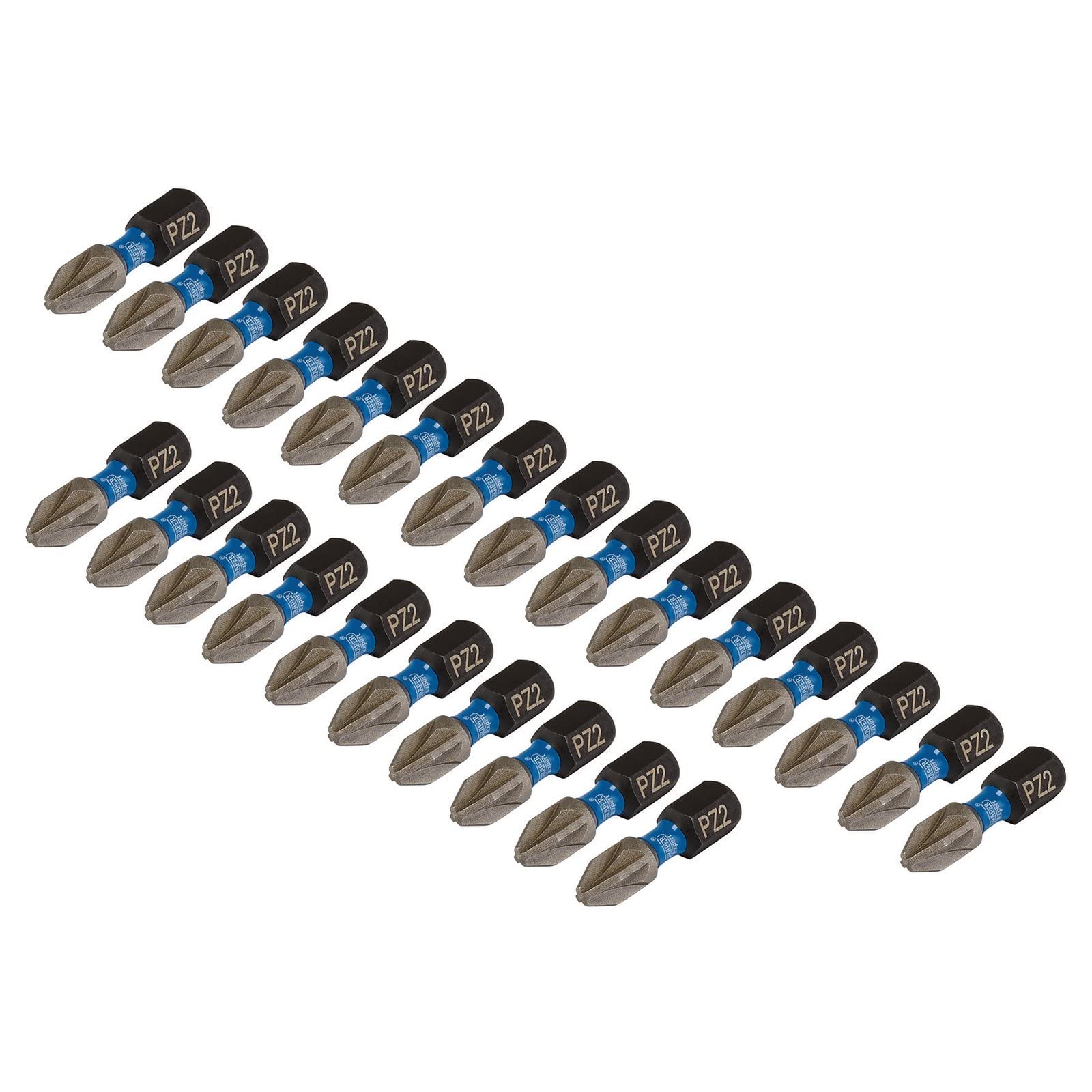 Draper 05689 PZ-Type Impact Screwdriver Bits, No.2 x 25mm (Pack of 25)