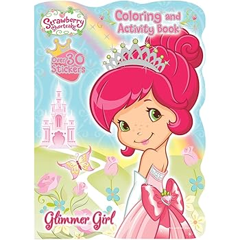 Amazon.com: Strawberry Shortcake® Coloring and Activity Book Set (2 ...