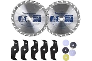 Tooltech Workbench Dado Blade Set for Wood - 8" - 24 Tooth