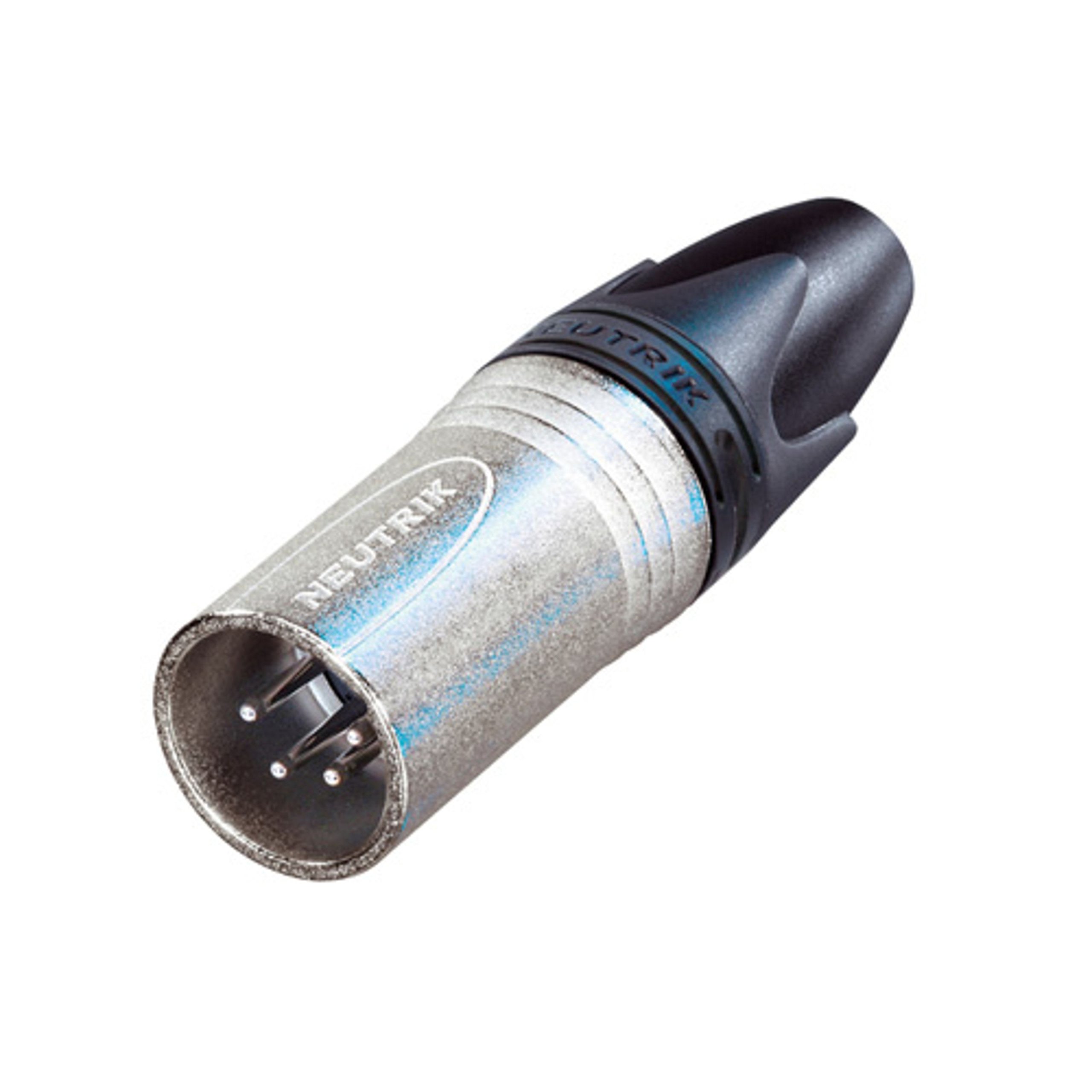 Neutrik NC4MXX XLR Cable Tie Black/Silver
