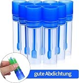 ZHENGYYUU 30x 15ML Specimen Cups Urine Stool Sample Test Tubes with Spoon Lid view 4