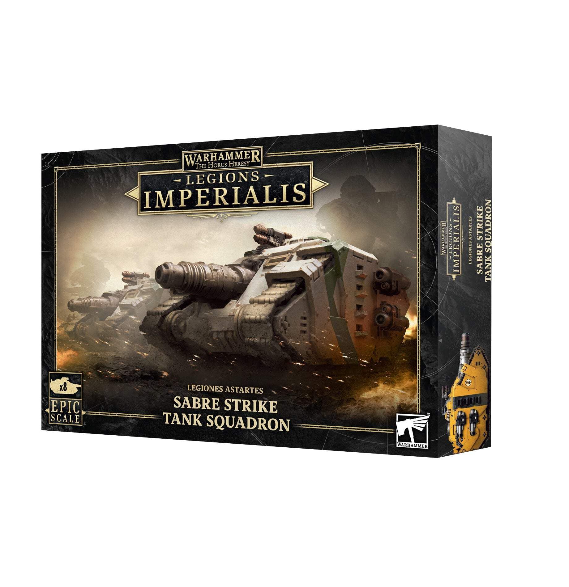 Games Workshop - Horus Heresy - Legions Imperalis: Sabre Strike Tank Squadron [Epic Scale], Black
