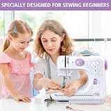 M MUNCASO Sewing Machine for Beginners 12 Stitch UK Plug Portable Mini view 7