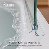 HNNHOME Shower Door Seal Strip for 6-8mm Glass, Up to 22mm Gap | Leak Protection view 7
