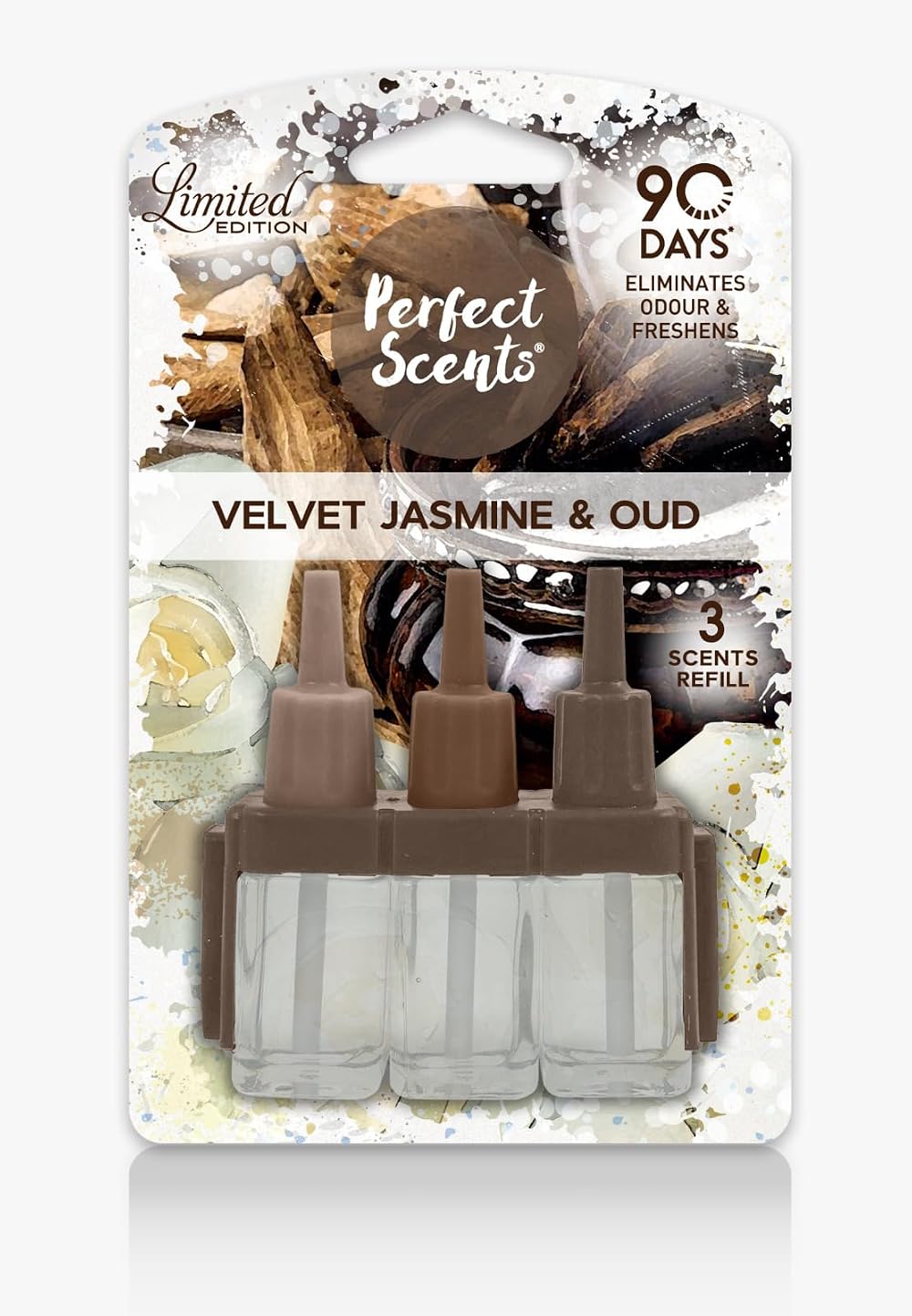 Perfect Scents Plug In Refill 3pack Jasmine & Oud Compatible 3volution