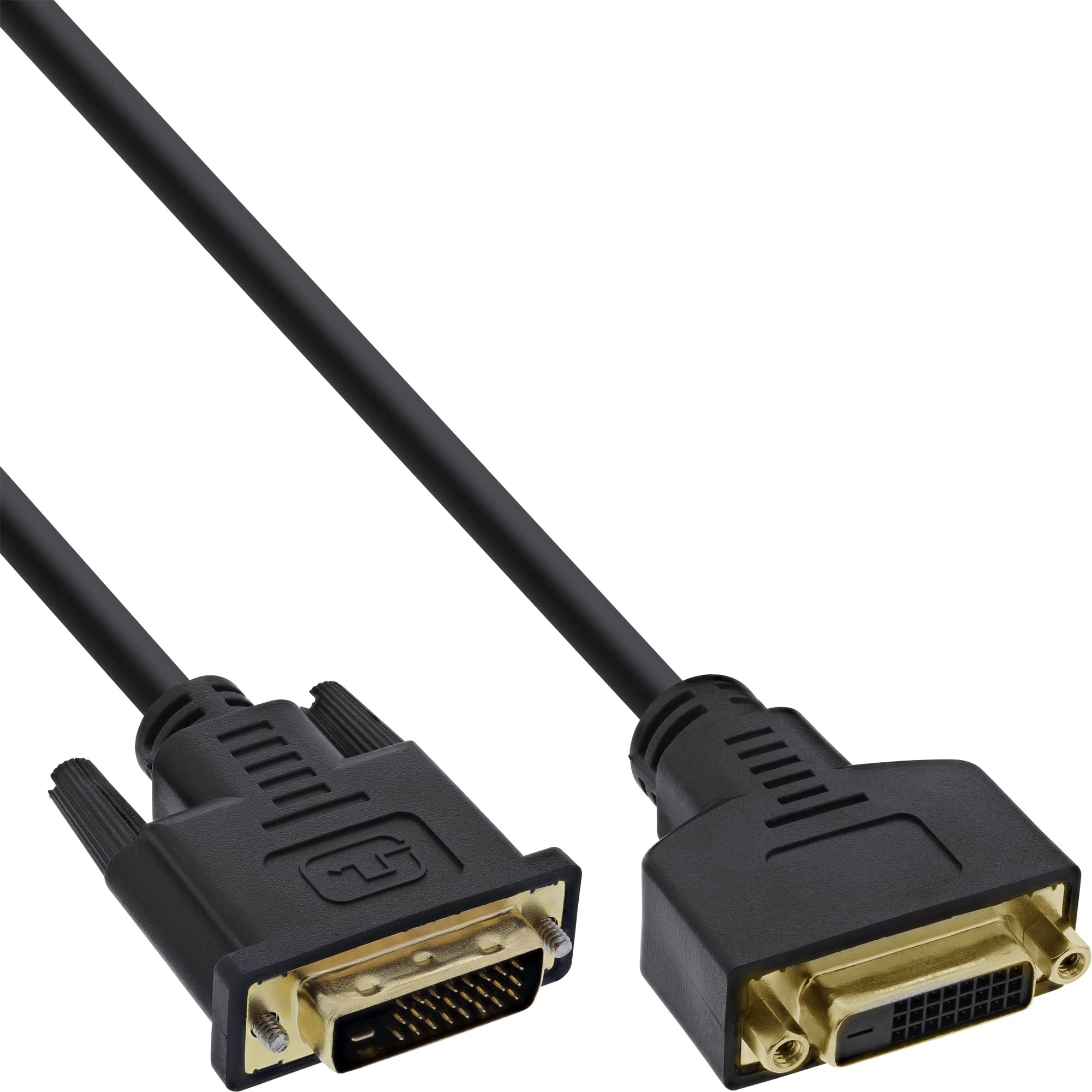 InLine 3m Premium 24+1 Male to Female Dual Link Gold Plated DVI-D Cable