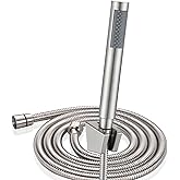 Handheld Shower Head with Hose, Hand Held Shower Wand Head with Long Hose, High Pressure RV Shower Head with Handheld Spray C