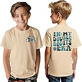 GLIGLITTR in My Double Digits Era Shirt Boys Birthday Tshirt 10 Year Old 10th Birthday Boy Outfit Kids Ten Bday Party Tee Top