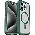 OtterBox iPhone 15 Pro Defender Series XT Case with MagSafe, Screenless, Rugged - Non-Retail Packaging - Clear/Green