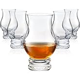Whiskey Glasses Set of 6 - Clear Mint Julep Shot Glass Bar Gift Sake Sets, Old Fashioned Brandy Snifter Drinking Glasses Whisky Glass for Scotch Bourbon Liquor Tequila Gin Tonic Cognac Vodka Cocktail