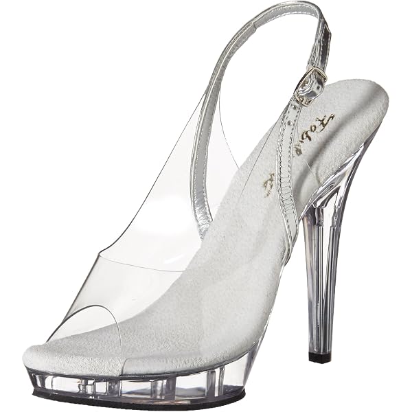 Pleaser Women's Adore-701 Sandal - 7 Inch Stiletto Heel, 2.75 Inch Platform, Peep Toe - View #10