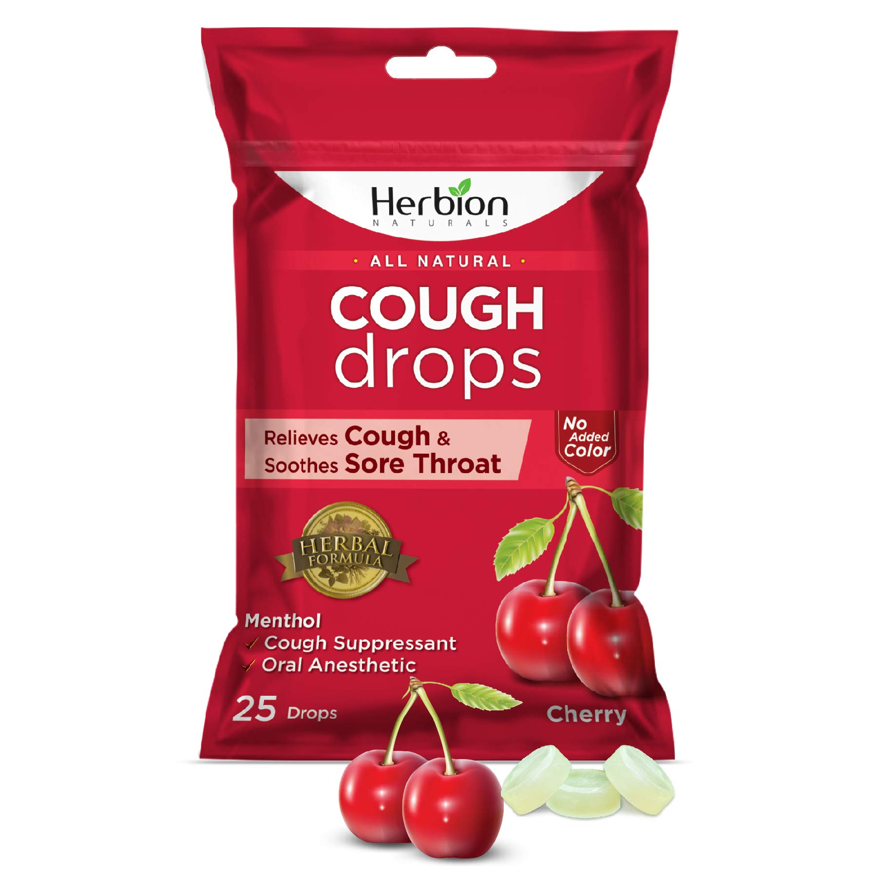 Buy Herbion Naturals Cough Drops with Flavor Oral Anesthetic, Relieves