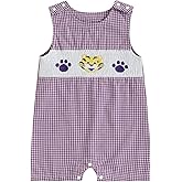 BemeyourBBs Newborn Baby Boy Easter Outfit Sleeveless Romper Jumpsuit One Piece Outfit Overall Spring Summer Clothes