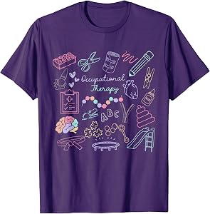 Occupational Therapy Doodles Occupational Ot Pediatric COTA T-Shirt