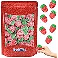 Sour Wild Strawberry Gummy Candy, Soft Chewy Gummy Candy, Fat-Free (1 Pound)