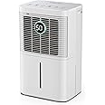 HOGARLABS 2000 Sq. Ft Dehumidifier for Home and Basements, 25 Pints Dehumidifier with Drain Hose for Continuous Drainage, Washable Filter, Anti-Spill Water Tank, Ideal for Bedroom, Bathroom, Office.