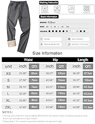 Gihuo Men's Winter Fleece Pants Sherpa Lined