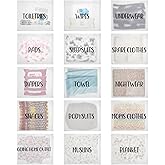 15 Pack Hospital Bags for Labor and Delivery,11 x 14 Inch Maternity Hospital Bag Essentials for Mommy Dad Newborn Baby,Diaper Bag Organizing Pouches Pre Packed First Time New Mom Must Haves