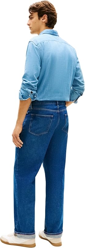 Uomo Jeans River Blue Relaxed Fit, Blu (Ike Blue), 35W/36L