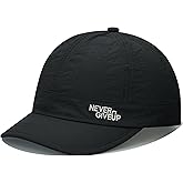 Clakllie Quick Dry Short Brim Cap for Men Lightweight 6 Panel Baseball Cap Golf Dad Hats Women's Running Trucker Hat