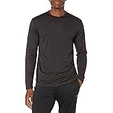 Amazon Essentials Men's Long Sleeve Performance Tech Workout Crew Neck T-Shirt
