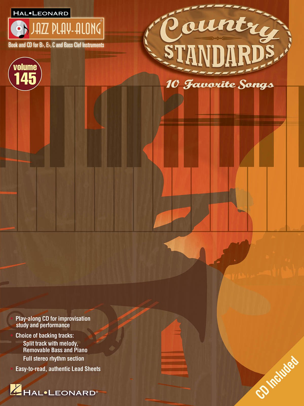 Jazz Play-Along Volume 145: Country Standards (Hal Leonard Jazz Play-Along)