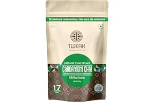 Tweak Cardamom (Elaichi Chai) | Instant Premix 250g, Unsweetened, 17 serves