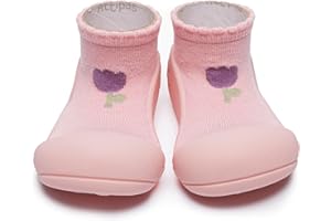 Attipas 3.5 Baby Sock Shoes for Baby Boy & Girl, Soft, Non-Slip Toddler Sock Shoes, Breathable Infant Walking Shoes, First Steps Baby Shoes, Fun Animal-Themed Designs, Easy to Put On