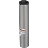 Attwood LakeSport 10-Inch Anodized Aluminum 2-3/8" Boat Seat Extension Post