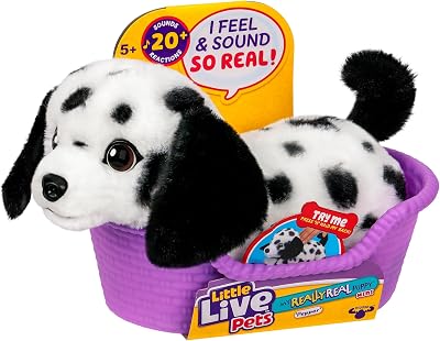 Little Live Pets Pepper the Dalmatian Mini Puppy with 20+ Sounds