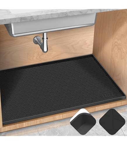 Silicone Under Sink Mat – Waterproof Cabinet Liner For Kitchen & Bathroom - View #8