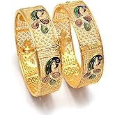 Jewarhaat Indian Bollywood Necklace Set Gold Plated Traditional Handcrafted Studded Kundan & Pearl Polki Ad Cz Multi-Stones Multi Color Beads Choker Ethnic Trendy Indian Wedding Bridal Fashion Jewellery With Earrings & Maang Tikka For Women