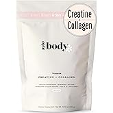 New - Creatine + Collagen for Women – Supports Lean Muscle Growth & Development, Booty Gain, Energy & Recovery – 5g Creatine Monohydrate Plus 5000mg Collagen Peptides Combo – Unflavored, 30 Servings