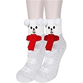 Benefeet Sox Cute Fuzzy Socks for Women Girls Fluffy Warm Cozy Novelty Slipper Socks Funny Animal Plush Sleeping Socks