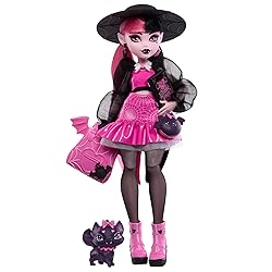 Monster High Draculaura Doll with Pet Bat-Cat Count