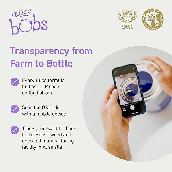 AUSSIE BUBS GRASS FED NUTRITIONAL MILK-BASED TODDLER FORMULA, FOR KIDS 12-36 MONTHS, MADE WITH NON-GMO ORGANIC MILK, 28.2 OZ