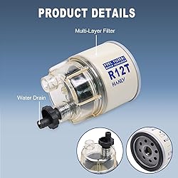 CARMOCAR R12T Fuel Filter and Nylon Collection bowl