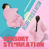 SZSMART Sensory Body Sock for Adult 65x29 Pink XL 163-191 cm view 2