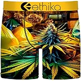 Ethika Men’s Mid Boxer Brief, 4-Way Stretch Performance Underwear - Out The Bando