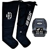 Air Relax AR-2 Professional Compression Boots, FDA Cleared Leg Recovery System, Medical Grade Recovery Boots and Pump, 3 Therapy Modes 4 Chambers, for Circulation in Legs and Muscle Relief
