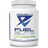 EndurElite Endurance Fuel Elite Pre Workout Electrolyte & Carbohydrate Powder for Instant Hydration- Carb Powder, Electrolytes, and Amino Acids- Lemon Lime- 30 Servings