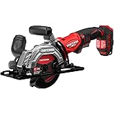 CRAFTSMAN V20 4-1/2 Inch Cordless Circular Saw, Bare Tool Only (CMCS405B)