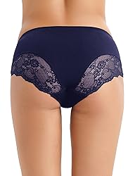 LIQQY Women's 4 Pack Combed Cotton Breathable High